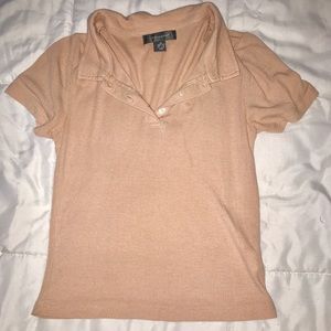 Primark cropped collared shirt